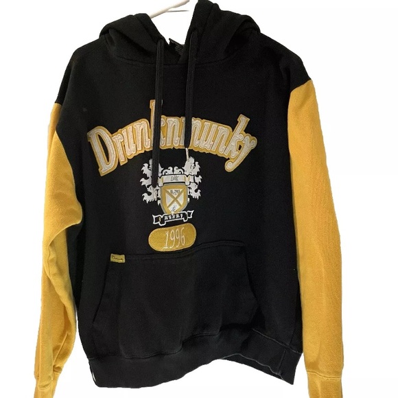 Other - Vintage Drunk Munky Hooded Sweatshirt Skater Grunge Hip Hop